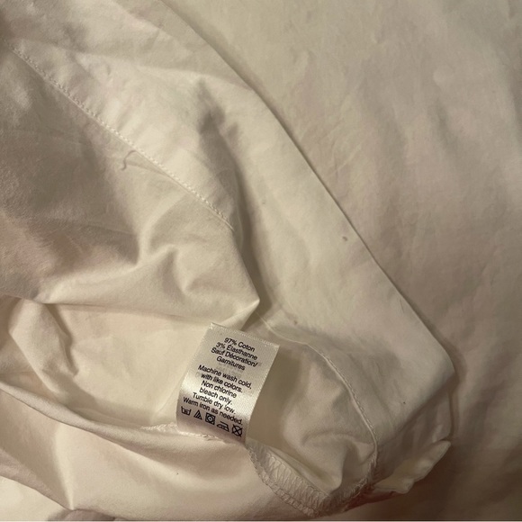 J. Crew Square Neck Cotton Poplin Cap Sleeve Top - Picture 10 of 12